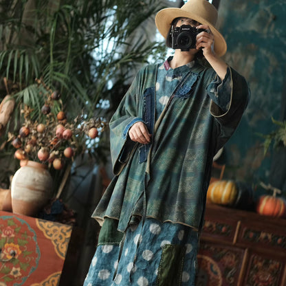 Aoi Vintage Floral Cotton Kimono
