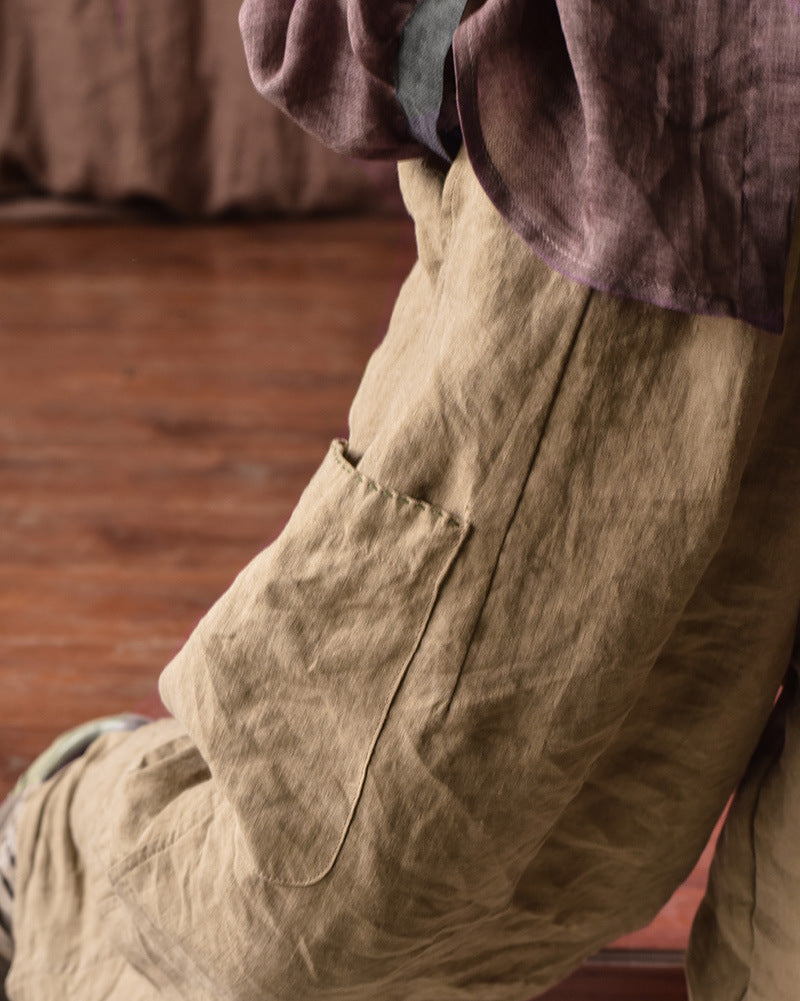 Vintage Comfort Wide-Leg Pants