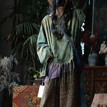 Nomad Drift Tie-Dye Cotton Tunic