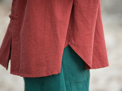 Nature Oversized Linen Jacket