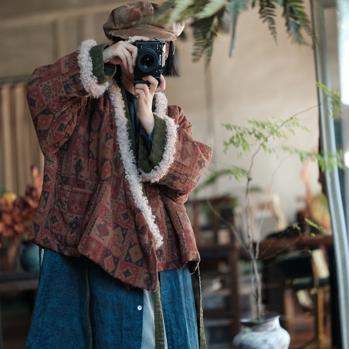 Mosaic Moss Quilted Jacket