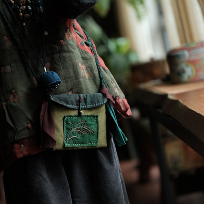 Vintage Figure Linen Vest
