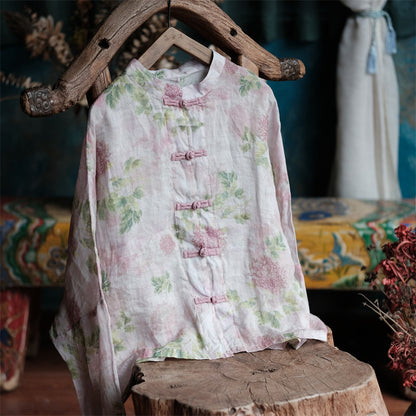 Vintage Floral Wind Blouse