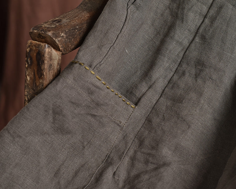 Vintage Comfort Wide-Leg Pants