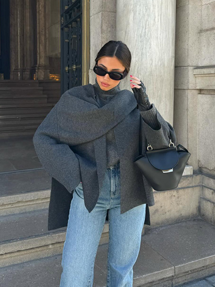 Vivian Short Cape Coat