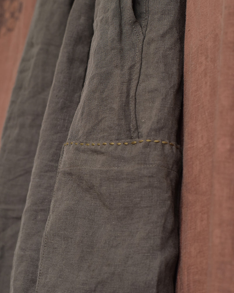 Vintage Comfort Wide-Leg Pants