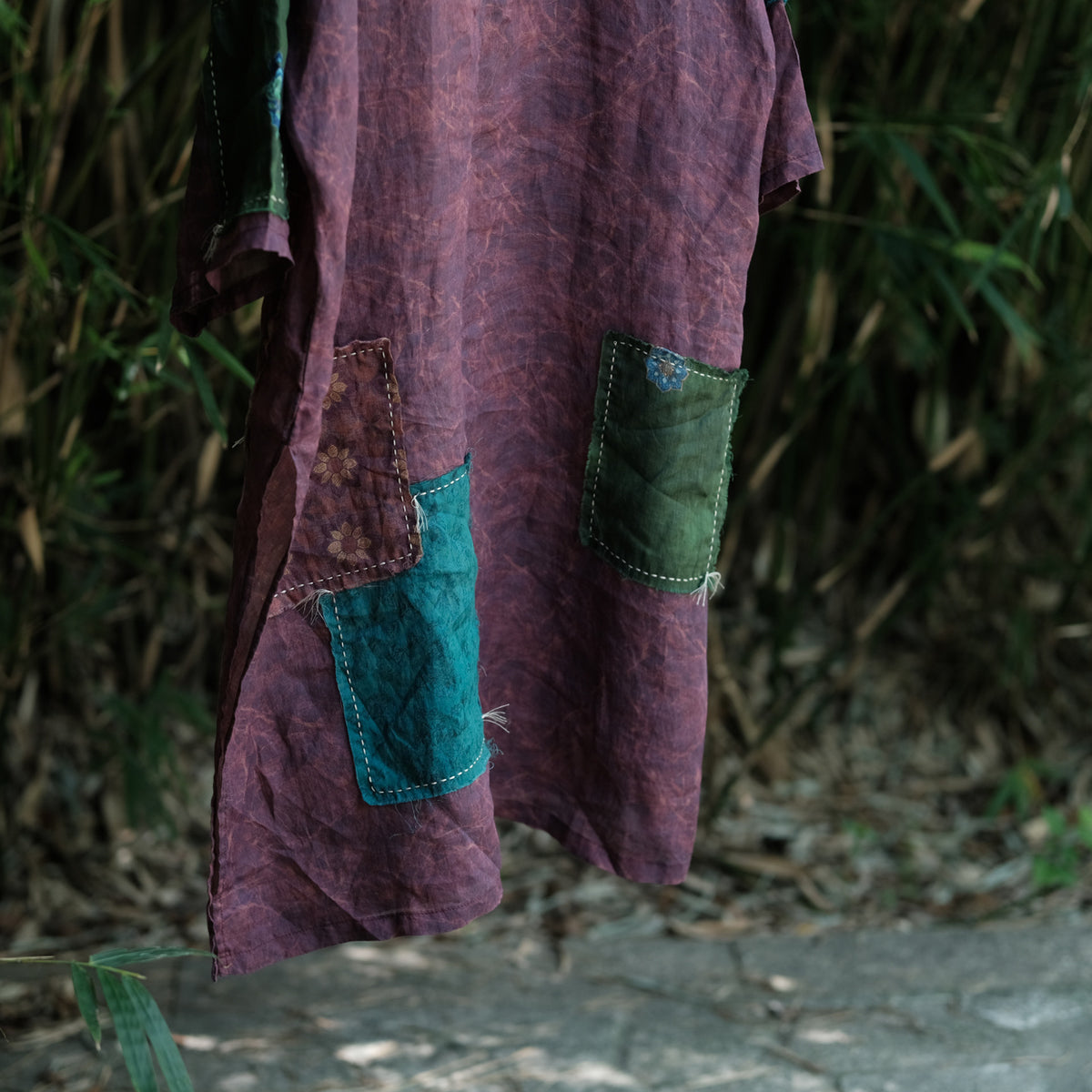 Cloudwash Mandarin Linen Dress