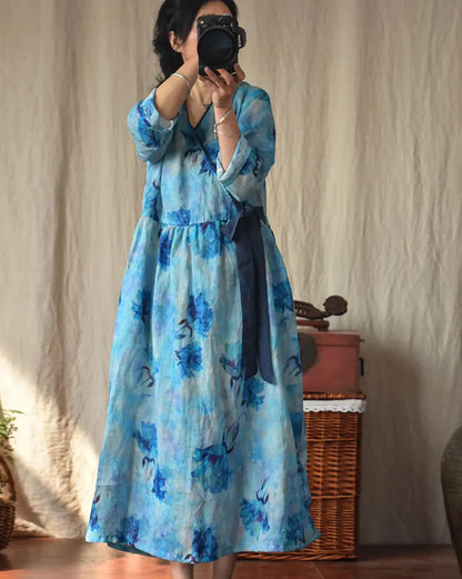 Vintage Bloom Rami Dress