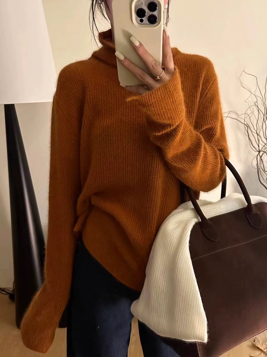 Cashmere Elegance Turtleneck Sweater