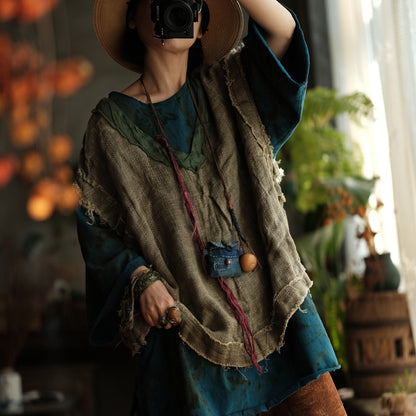 Artisan Linen Layered Top