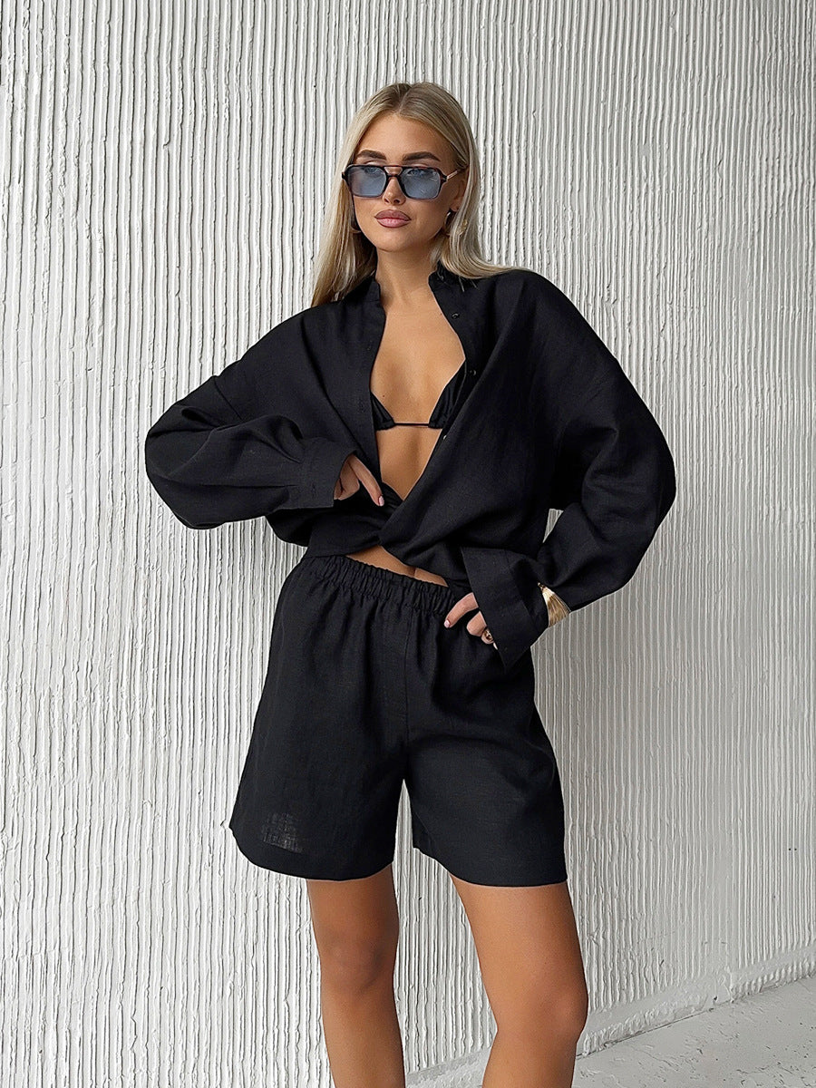 Luna Cotton Shorts Set