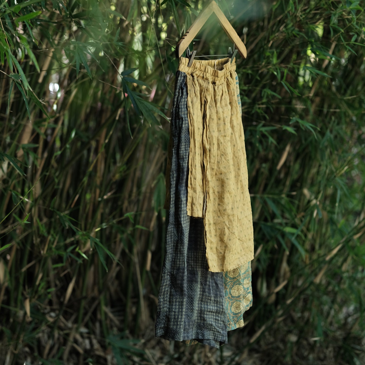 Vintage Nomad Patchwork Ramie Pants