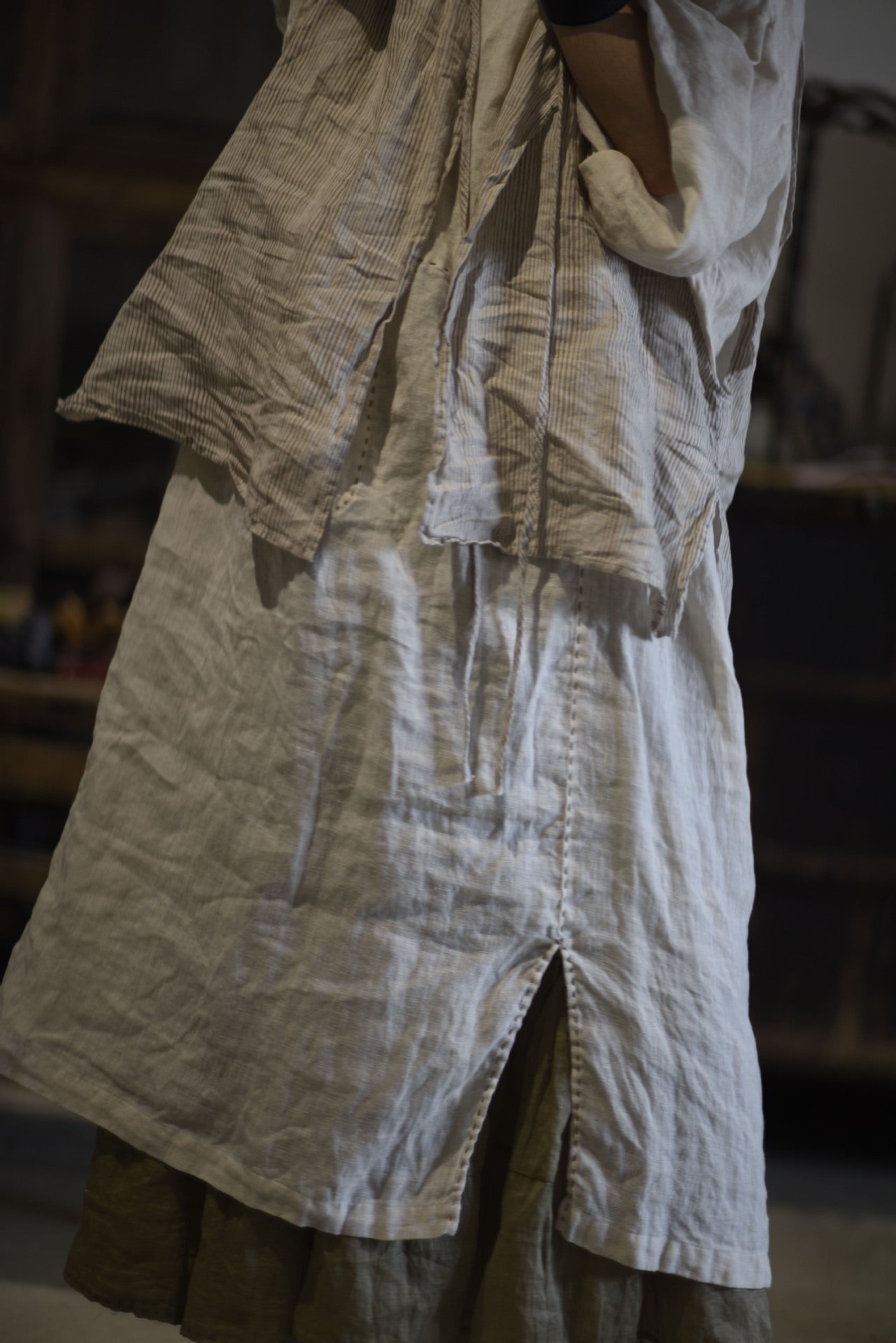 Washed Rami Oversized Tunic