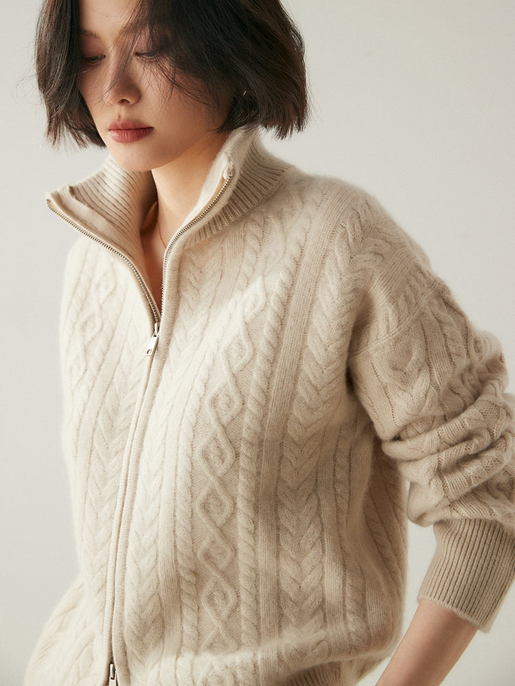 Heritage Cashmere Blend Cardigan