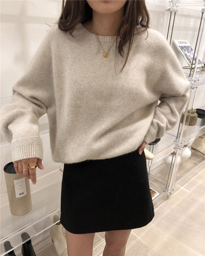 SoftWeave Cotton Knit Sweater
