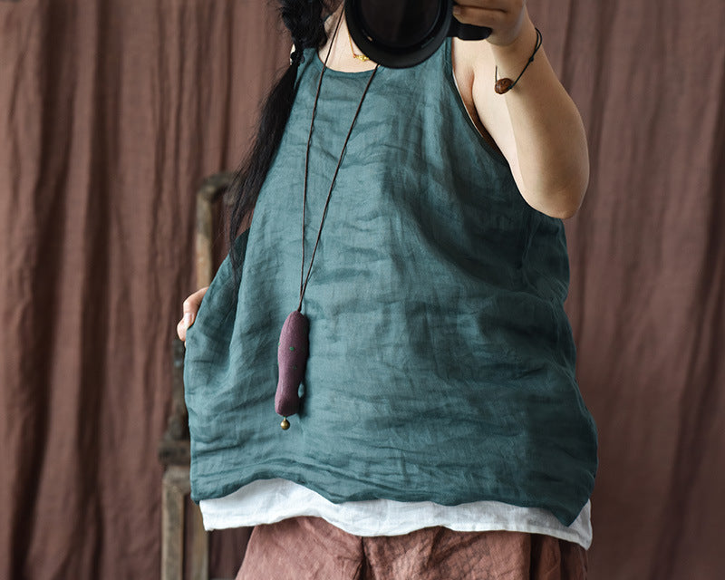 Ramie Camisol Blouse