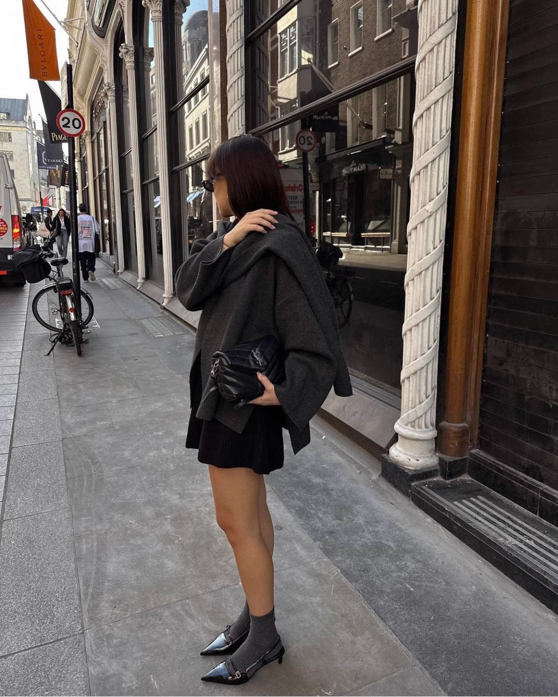 Vivian Short Cape Coat