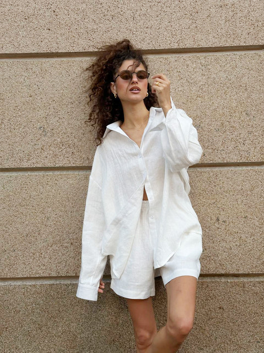 Luna Cotton Shorts Set