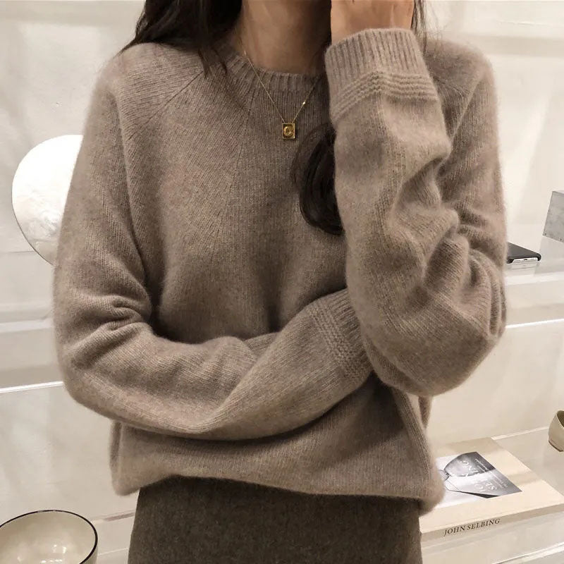 SoftWeave Cotton Knit Sweater