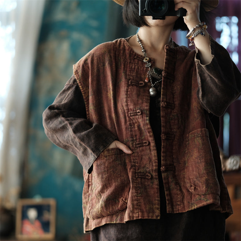 Vintage Floral Vest