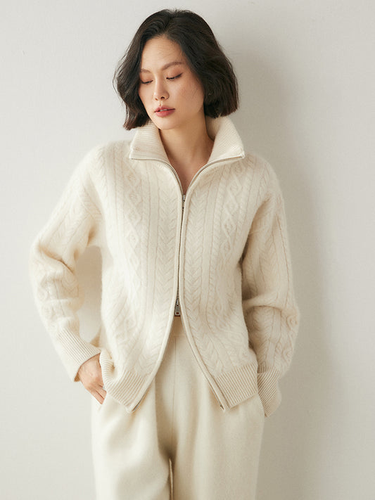 Heritage Cashmere Blend Cardigan