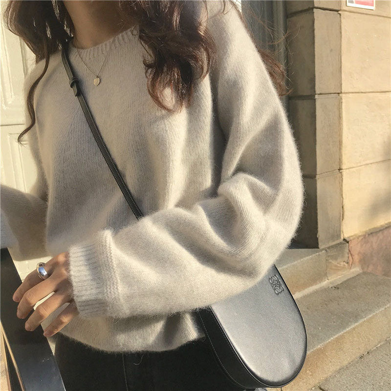 SoftWeave Cotton Knit Sweater