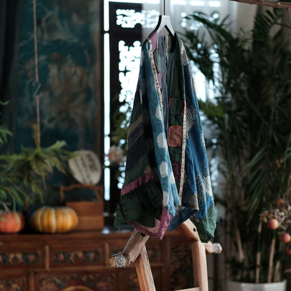 Sora Vintage Floral Ramie Kimono