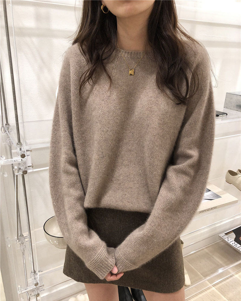 SoftWeave Cotton Knit Sweater