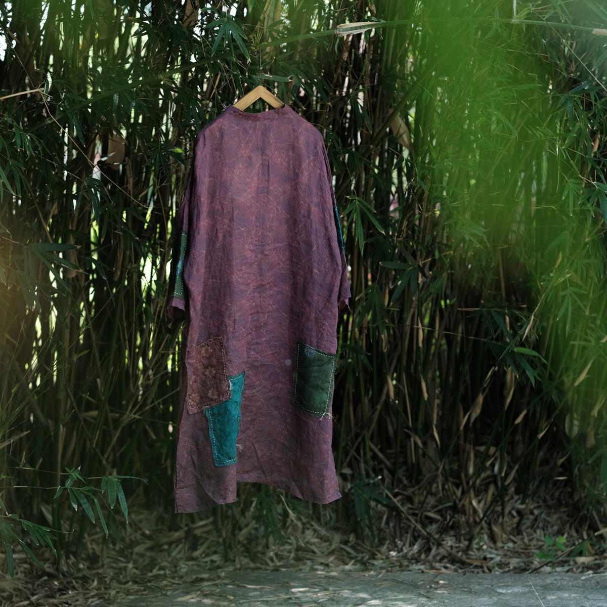 Cloudwash Mandarin Linen Dress