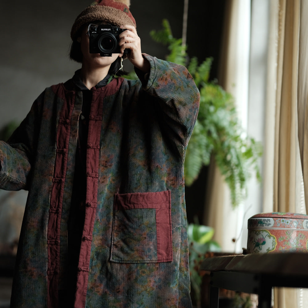 Fernwood Floral Corduroy Parka