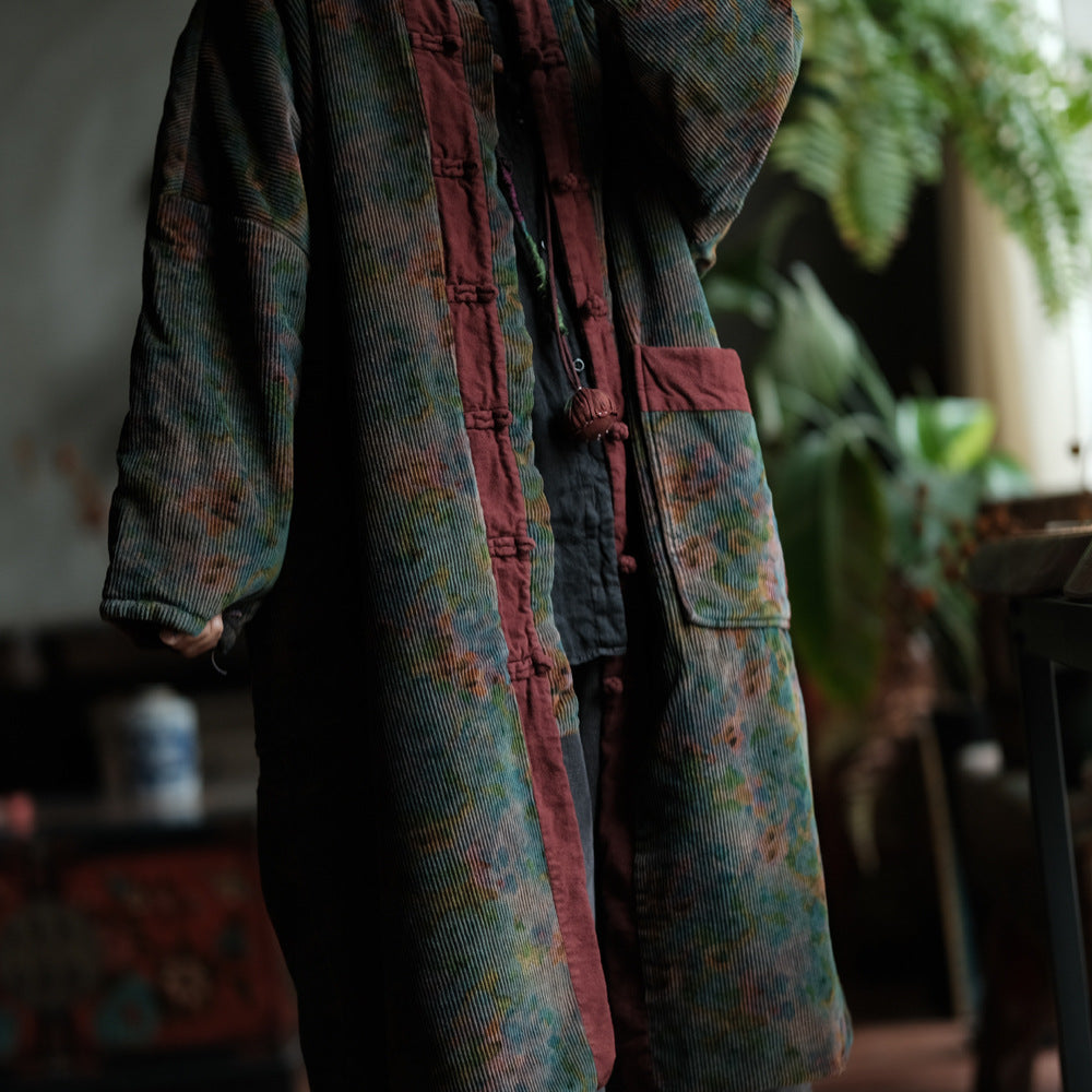 Fernwood Floral Corduroy Parka