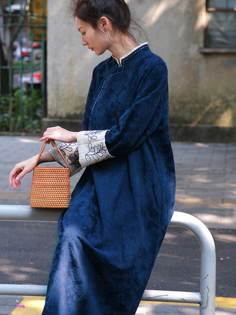 Eucalyptus Embroidered Tunic Dress