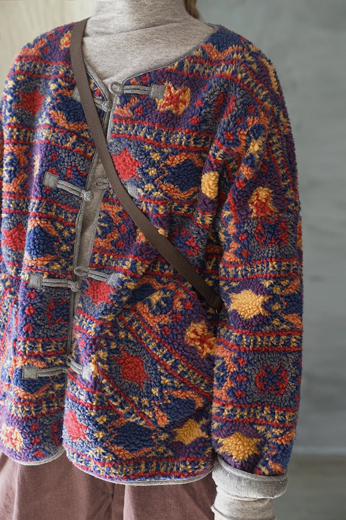 Vintage Ethnic Patterned Jacket