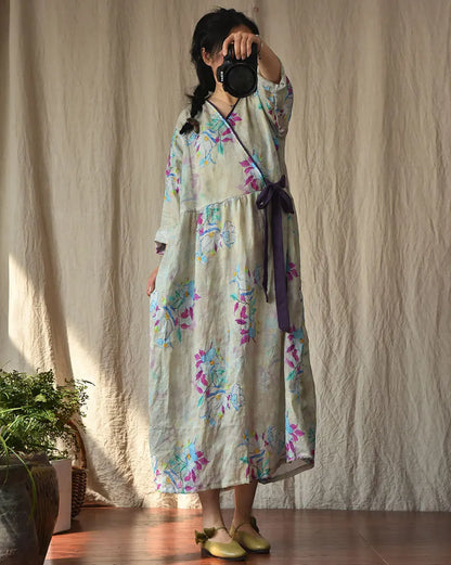 Vintage Bloom Rami Dress