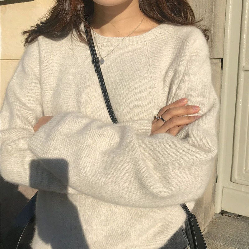 SoftWeave Cotton Knit Sweater