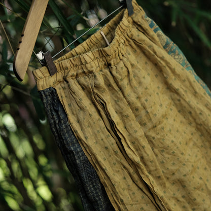 Vintage Nomad Patchwork Ramie Pants