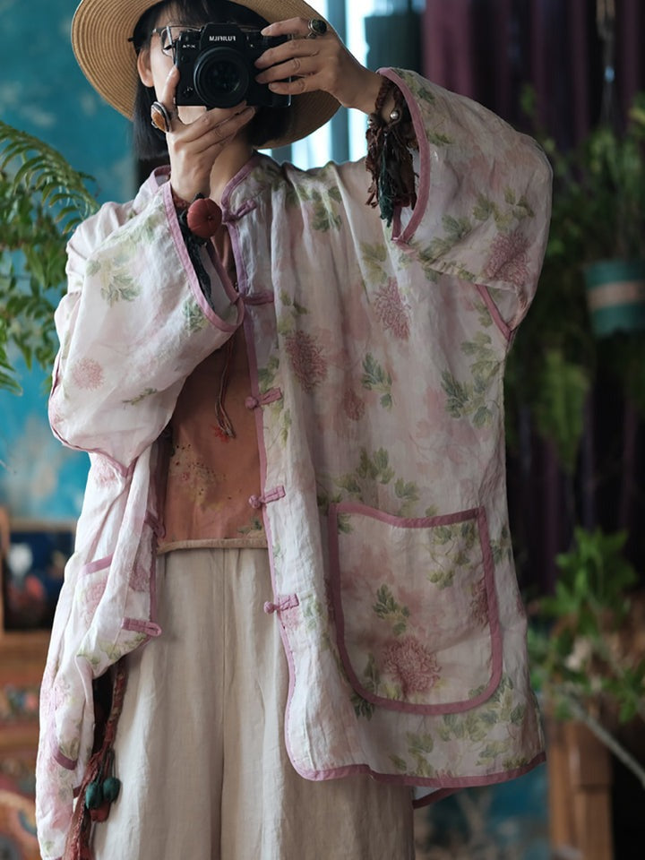 Vintage Floral Wind Jacket