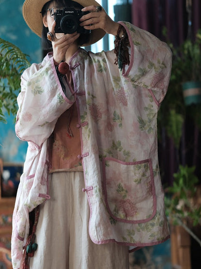 Vintage Floral Wind Jacket
