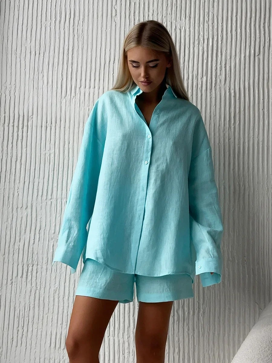 Luna Cotton Shorts Set