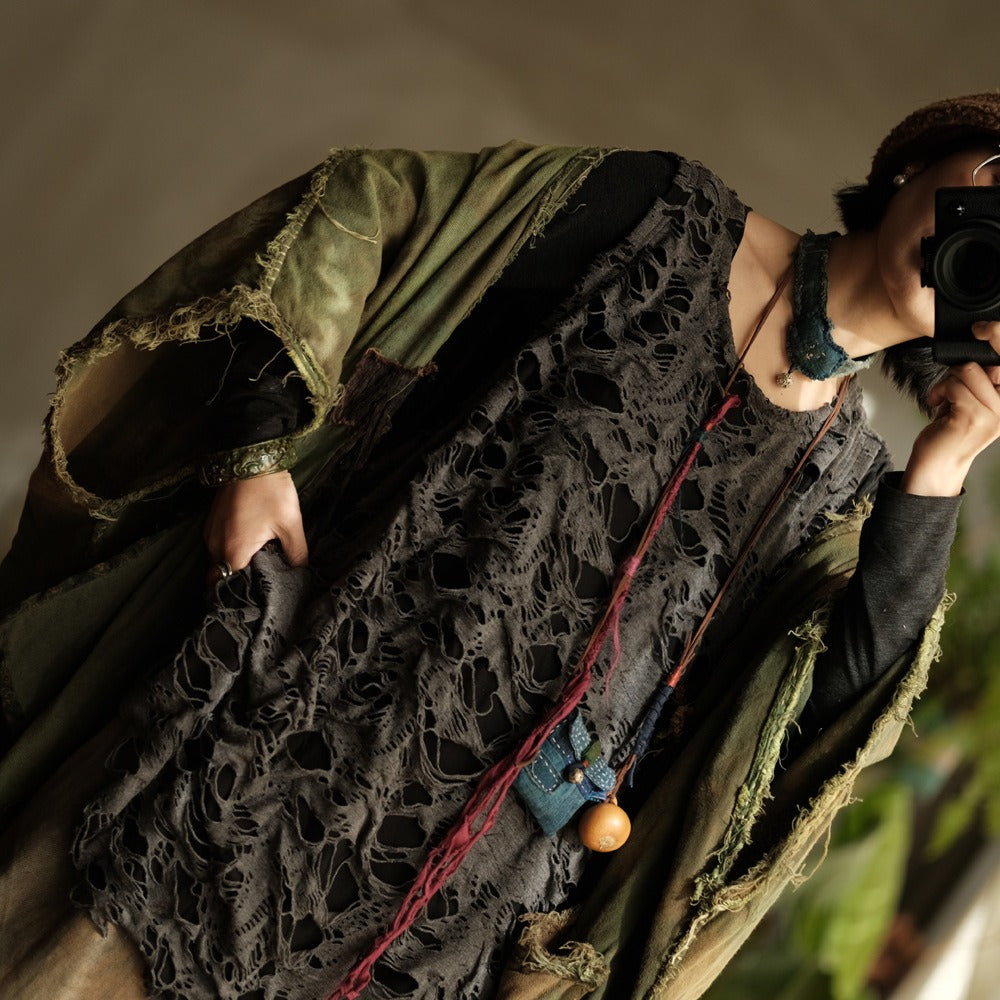 Ashen Garden Sleeveless Ramie Blouse