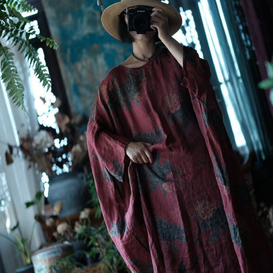 Boho Floral Rami Dress