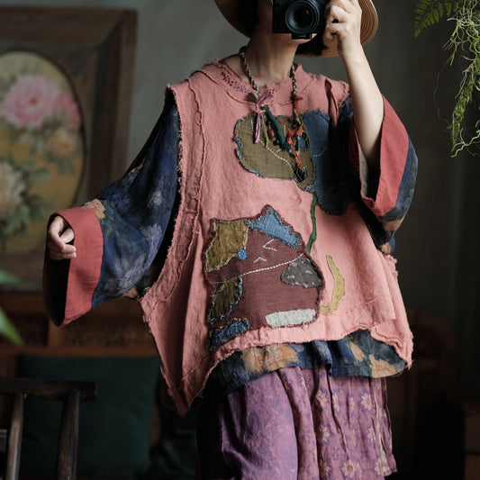Hana Artisan Patchwork Vest 1