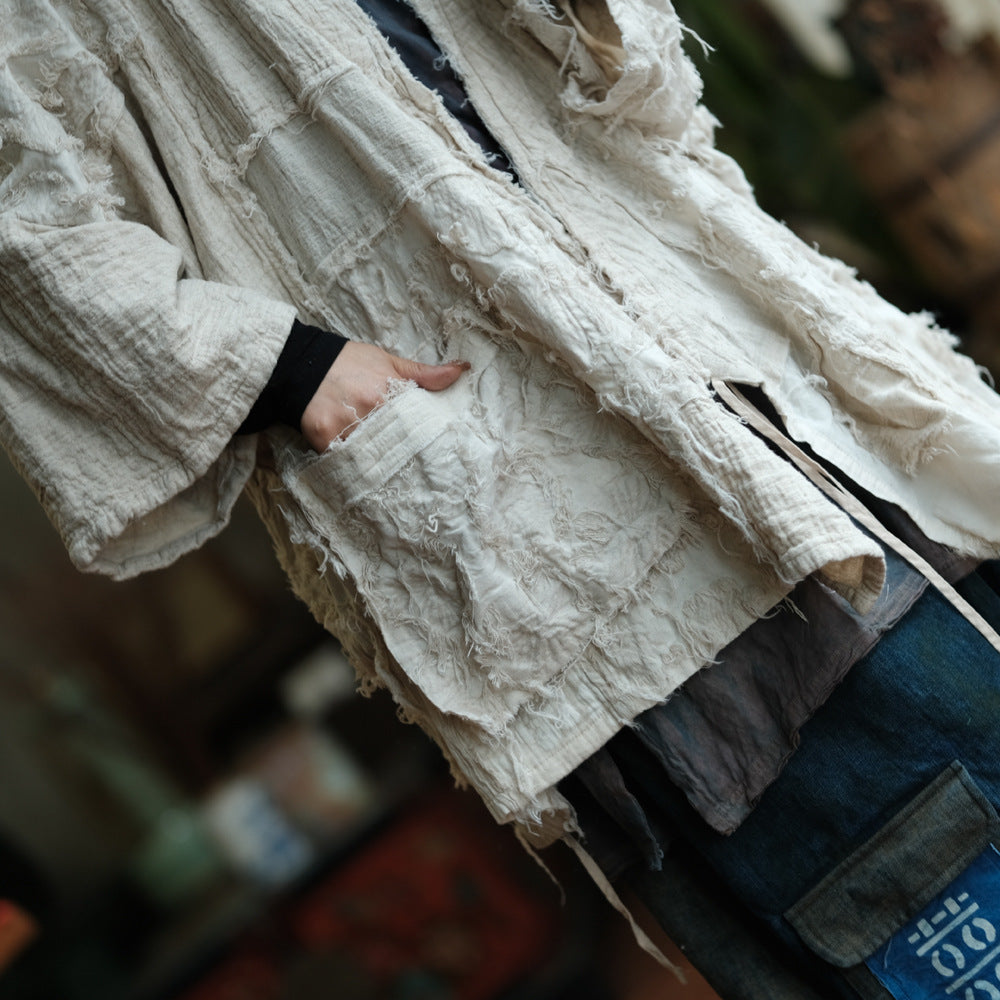 Yuki Linen Cotton Hanfu Jacket – relaxed silhouette