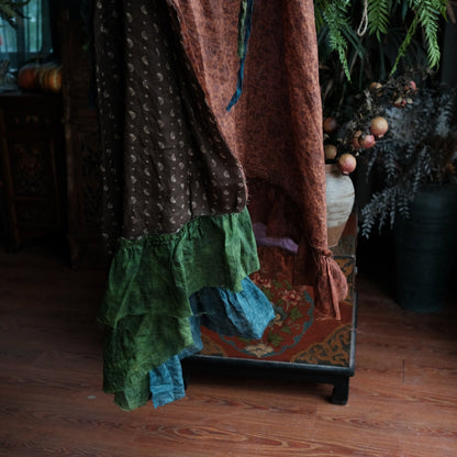 Sienna Patchwork Ramie Dress