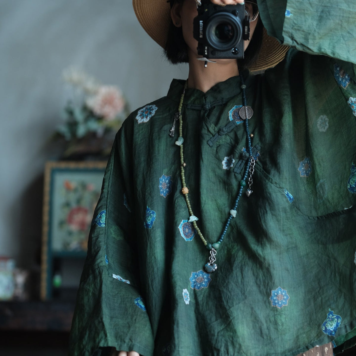 Willow Vintage Linen Blouse 7